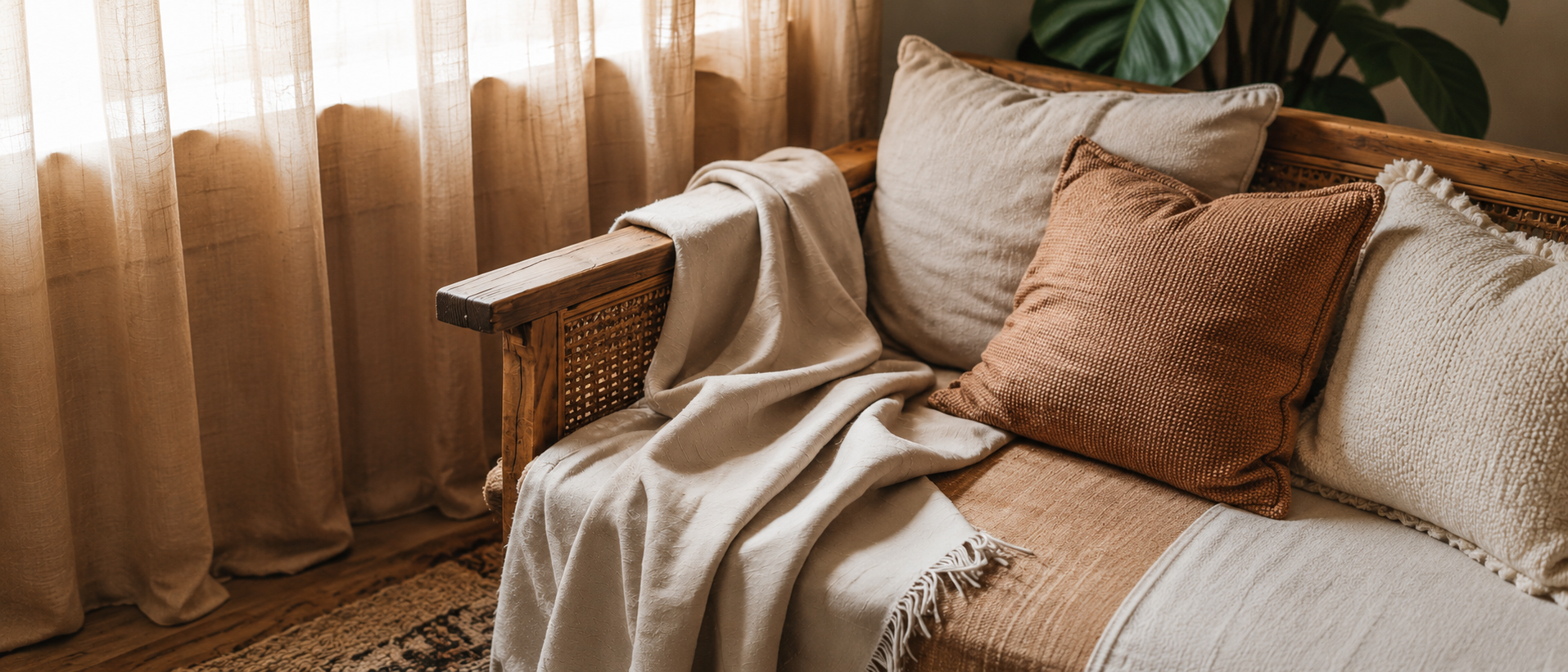 Warm and comfortable corner of the home